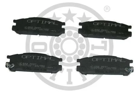 Гальмівні колодки дискові Optimal BP-09687