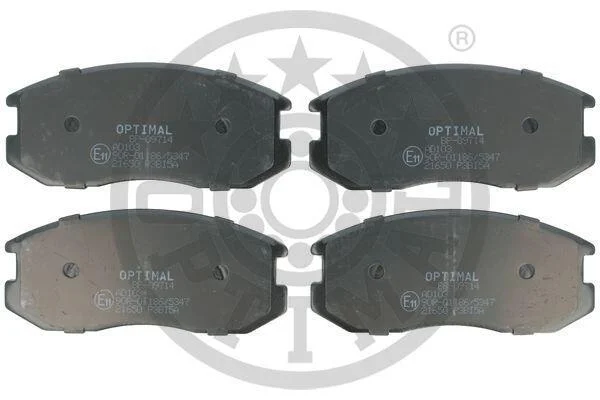 Тормозные колодки дисковые Optimal BP-09714 (фото 1)