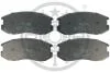 Тормозные колодки дисковые Optimal BP-09714 (фото 1)