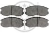 Тормозные колодки дисковые Optimal BP-09714 (фото 2)