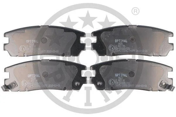 Гальмівні колодки дискові Optimal BP-09828 (фото 1)