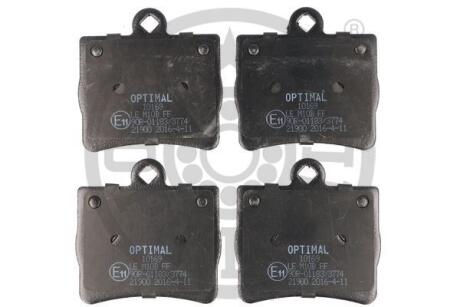 Гальмівні колодки дискові Optimal BP-10169