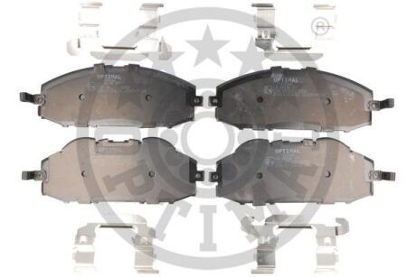 Тормозные колодки дисковые Optimal BP-10346