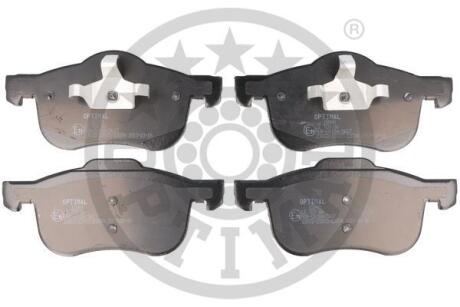 Тормозные колодки дисковые Optimal BP-10348