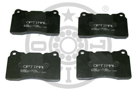 Гальмівні колодки дискові Optimal BP-12166
