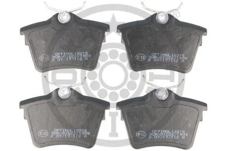 Тормозные колодки дисковые Optimal BP-12215