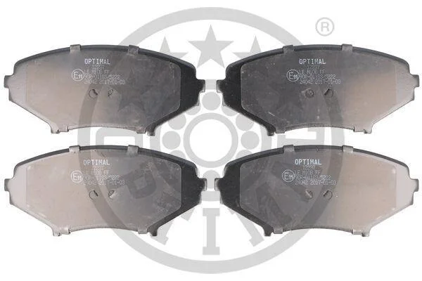 Гальмівні колодки дискові Optimal BP-12237 (фото 1)