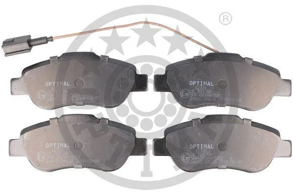 Гальмівні колодки дискові Optimal BP-12331 (фото 1)