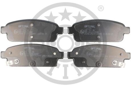 Тормозные колодки дисковые Optimal BP-12398