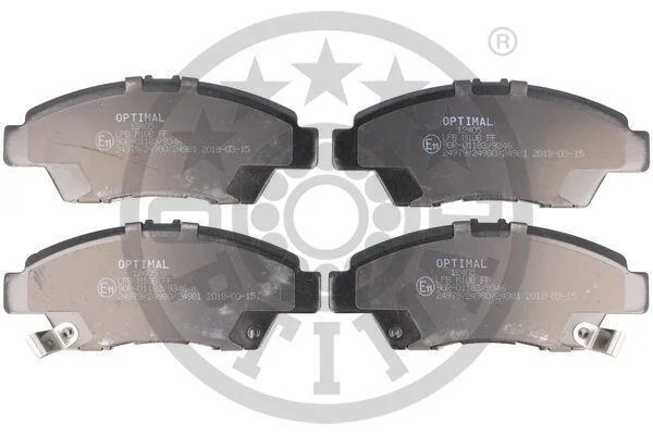 Гальмівні колодки дискові Optimal BP-12405 (фото 1)