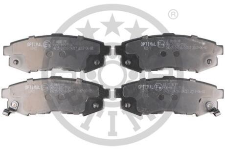 Тормозные колодки дисковые Optimal BP-12421