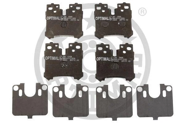 Гальмівні колодки дискові Optimal BP-12426 (фото 1)