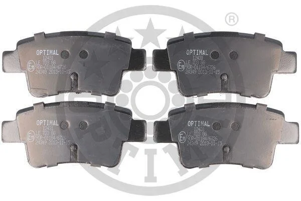 Тормозные колодки дисковые Optimal BP-12431 (фото 1)