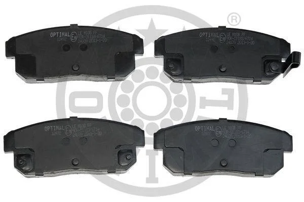 Гальмівні колодки дискові Optimal BP-12492 (фото 1)