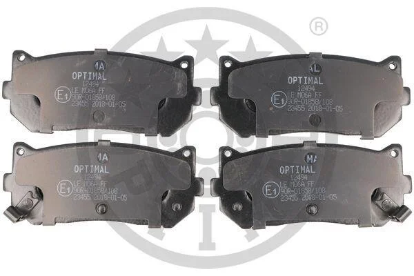 Тормозные колодки дисковые Optimal BP-12494 (фото 1)