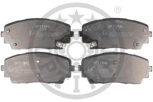 Гальмівні колодки дискові Optimal BP-12536 (фото 1)