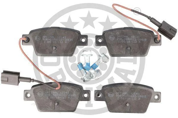 Гальмівні колодки дискові Optimal BP-12541 (фото 1)