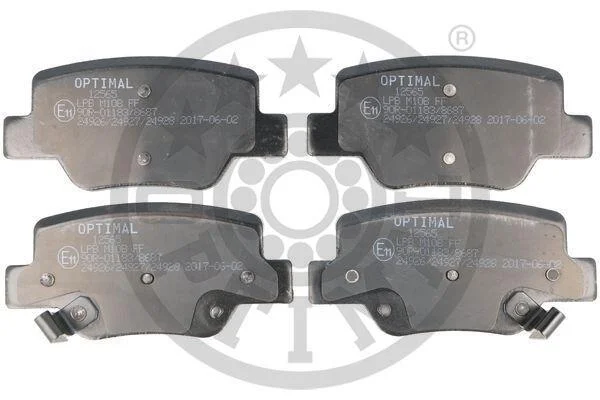 Гальмівні колодки дискові Optimal BP-12565 (фото 1)