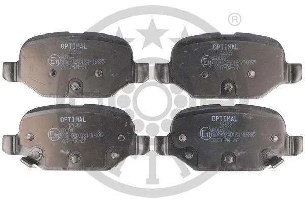 Тормозные колодки дисковые Optimal BP-12639 (фото 1)