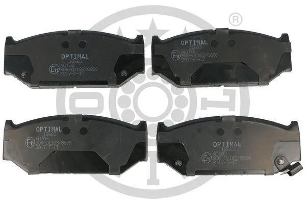 Гальмівні колодки дискові Optimal BP-12663 (фото 1)