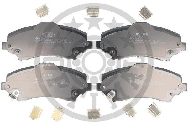 Гальмівні колодки дискові Optimal BP-12704 (фото 1)