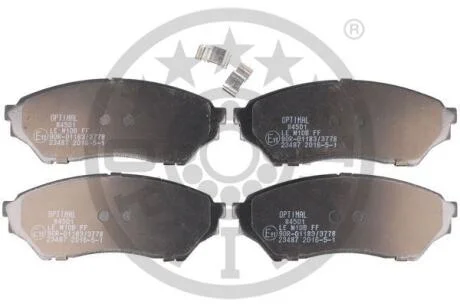 Тормозные колодки дисковые Optimal BP-84501