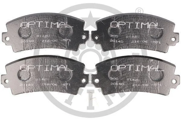 Гальмівні колодки дискові Optimal BP-91422 (фото 1)