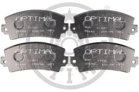Гальмівні колодки дискові Optimal BP-91422