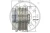 Шків генератора Optimal F5-1049 (фото 3)