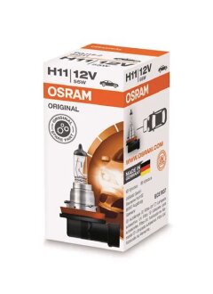Лампа фарна H11 12V 55W PGJ19-2 ORIGINAL (вір-во) OSRAM 64211