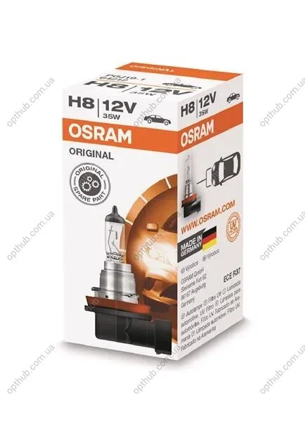 Лампа фарна H8 12V 35W PGJ19-1 (вір-во) OSRAM 64212 (фото 1)