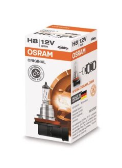 Лампа фарна H8 12V 35W PGJ19-1 (вір-во) OSRAM 64212