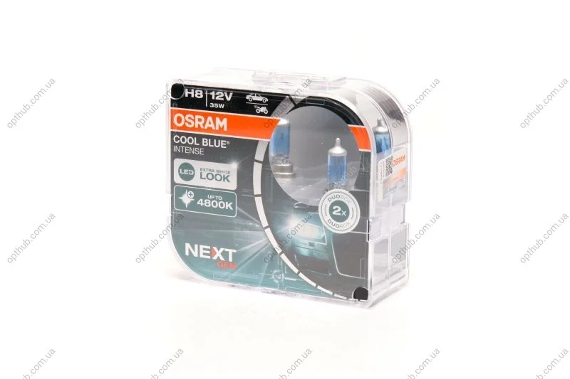 Лампа фарна H8 35W 12V PGJ19-1 COOL BLUE INTENSE Next Gen компл. (вір-во) OSRAM 64212CBN-HCB (фото 1)