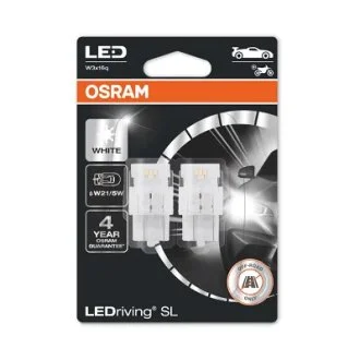 Лампа світлодіодна LED W21/5W 12V 3W W3X16Q LEDriving SL (blister 2шт) (вир-во) OSRAM 7515DWP-02B