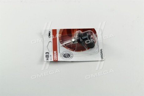 Лампа фарна HB3 12V 60W P20d 1шт.blister (вір-во) OSRAM 9005-01B