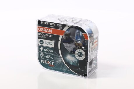 Лампа фарна HB3 60W P20D 12V COOL BLUE INTENSE Next Gen компл. (вір-во) OSRAM 9005CBN-HCB