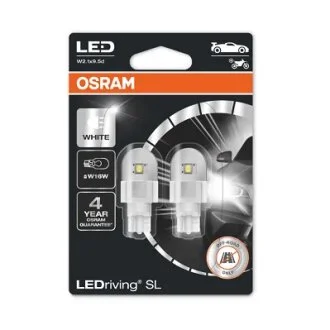 Лампа светодиодная W16W LED 12V 3W W2,1x9,5d LEDriving SL (Blistrer 2шт) (выр-во) OSRAM 921DWP-02B