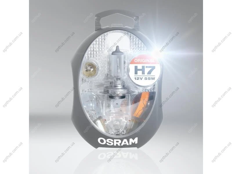 Лампа фарна (набір) H7 12V 55W PX26d (вир-во) OSRAM CLKMH7 (фото 1)