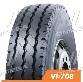 Шина 12,00R20 156/153K (20PR) VI708 с камерой и обеденной лентой Ovation 120020VI708