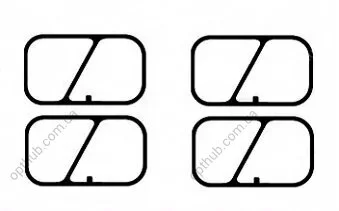 Комплект прокладок гумових КОЛЛ. IN (SET)FIAT/LANCIA/OPEL 1.3D/JTD 199A3/199B1/229A3/A13DTE/A13DTR/A13F Payen HA5073 (фото 1)
