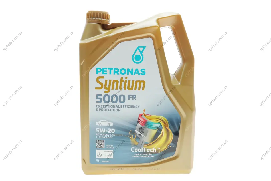 Олива моторна SYNTIUM 5000 FR 5W-20 SN (5L) Petronas 70265M12EU (фото 1)