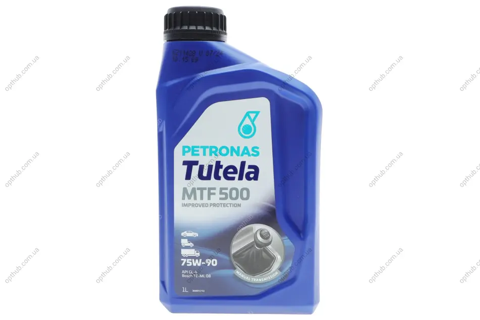 Масло трансмиссионное TUTELA MTF 500 75W-90 (1L) Petronas 76637E15EU (фото 1)