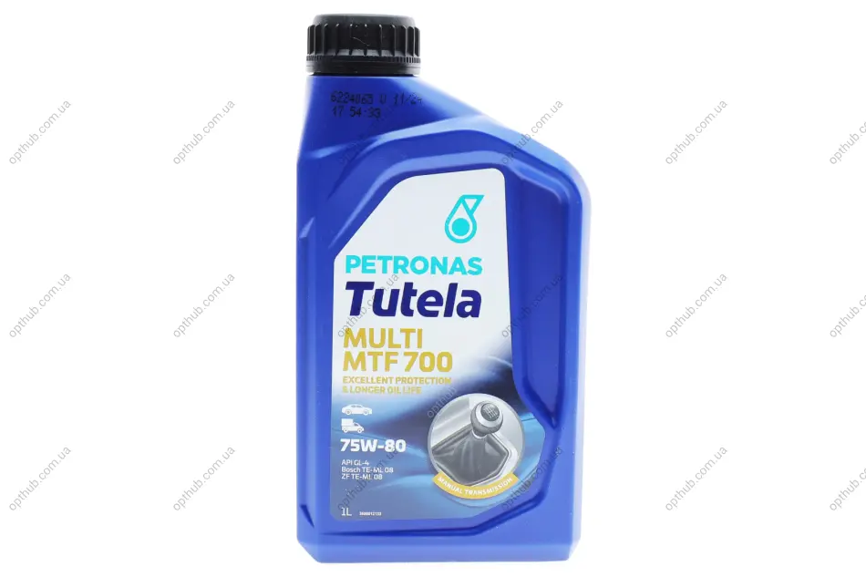 Олива трансмісійна TUTELA MULTI MTF 700 75W-80 (1L) Petronas 76640E15EU (фото 1)