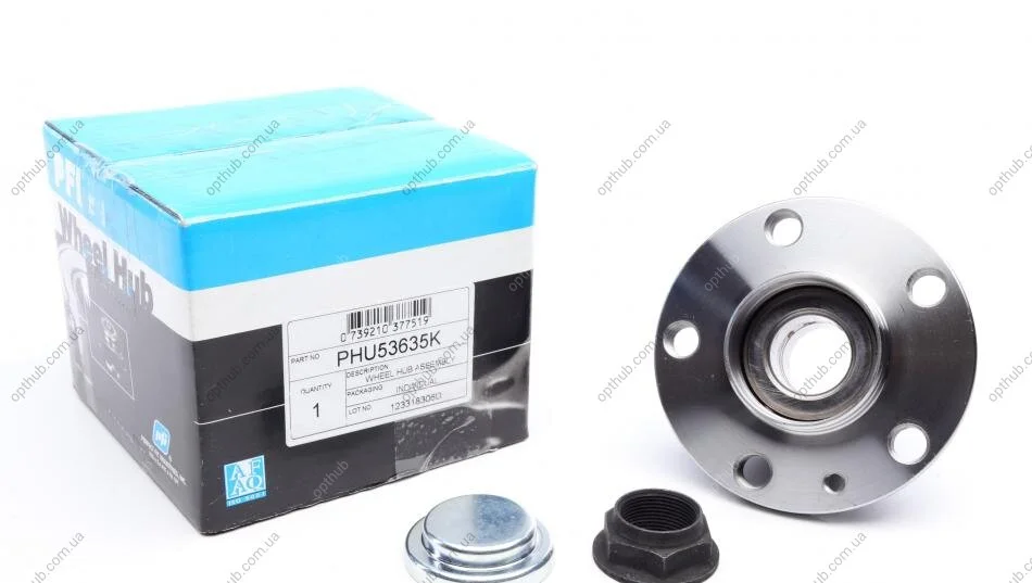 Підшипник маточини (задньої) Citroen C8/Peugeot 807 02- (+ABS) (30x120x59.3) UA63 PFI PHU53635K (фото 1)