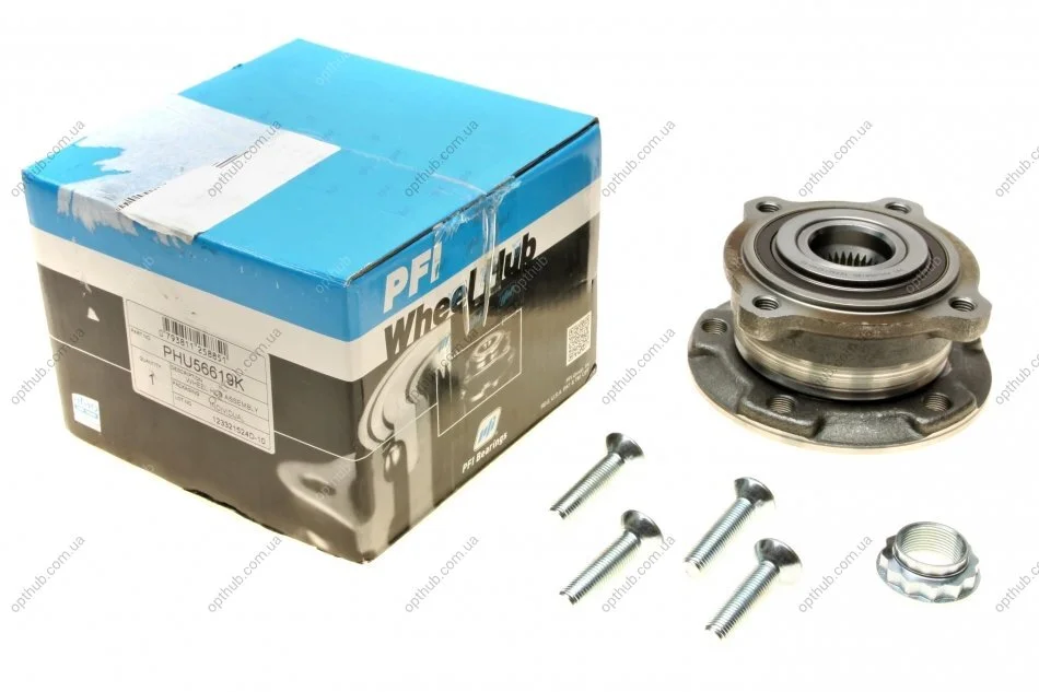 Подшипник ступиці (передней) BMW X5 (E70)/X6 (E71/E72) 07-13 (к-кт) UA63 PFI PHU56619K (фото 1)