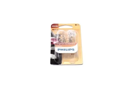 Лампа розжарювання W21/5W 12V W3x16q 2шт bliste VISION (вир-во Philips) PHILIPS 12066B2