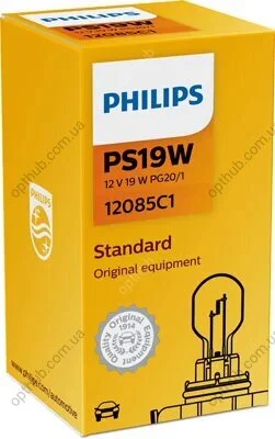 Автолампа 19W PS19W 12V 19W PG20/1 PHILIPS 12085C1 (фото 1)