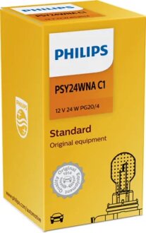 Автолампа 24W PSY24W 12V 24W PG20/4 PHILIPS 12188NAC1