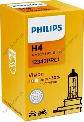 Автолампа галогенова 60/55W PHILIPS 12342PRC1 (фото 1)