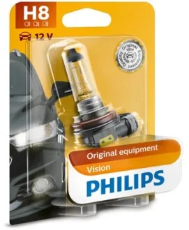 Лампа накаливания H8 12V 35W PGJ19-1 1шт blister (пр-во Philips) PHILIPS 12360B1